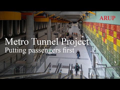 Exploring Melbourne’s Metro Tunnel Project: Putting passengers first