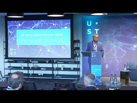 Fueling the AI journey | UST’s Ai Innovation forum
