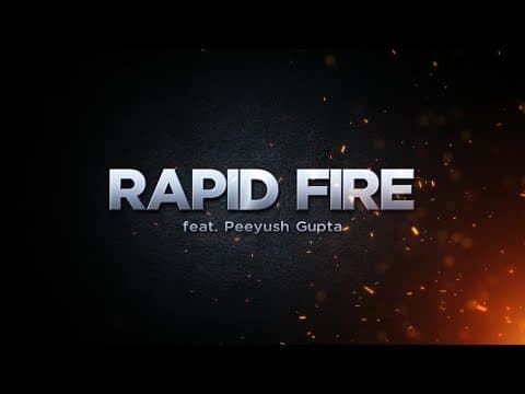 Rapid Fire – Episode 1 | Feat. Peeyush Gupta