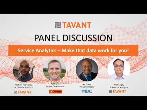 Panel Discussion: Service Analytics - Make that Data Work for You!