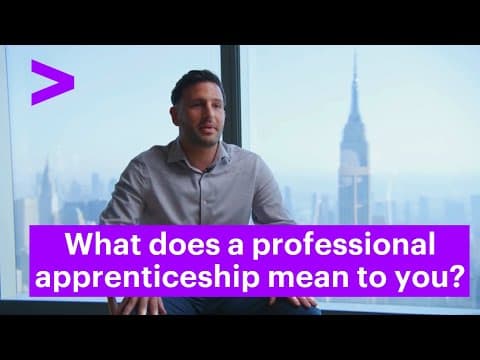 What does a professional apprenticeship mean to you? To us, it’s much more than a job.