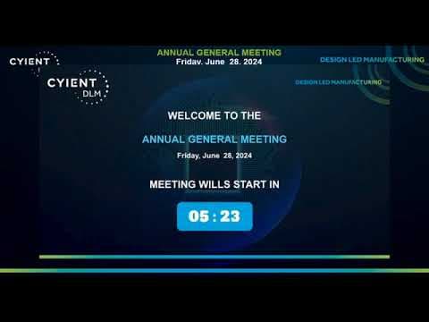 Cyient DLM Limited’s first Annual General Meeting AGM