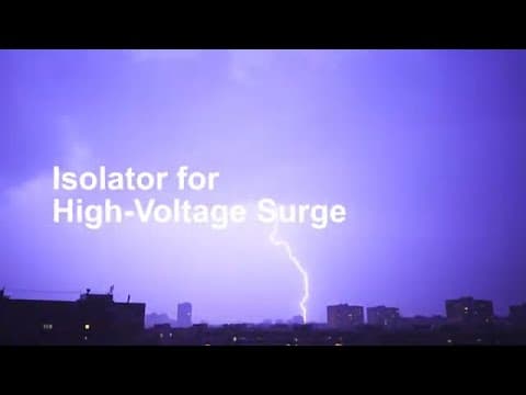 Isolator for High-Voltage Surge