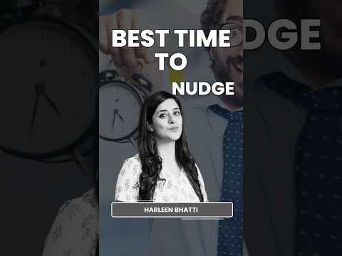 “50% of your users will convert in just 5 hours if you know when to nudge.”