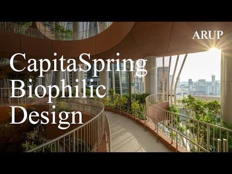 Biophilic Design at CapitaSpring Singapore