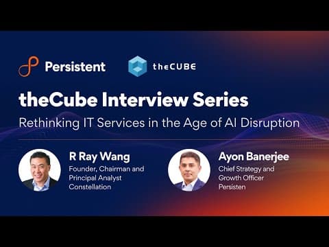 theCUBE Interview Series: Rethinking IT Services in the Age of AI Disruption