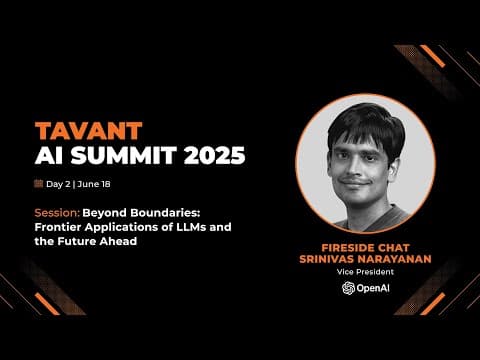 Beyond Boundaries: Frontier Applications of LLMs & the Future Ahead | Tavant AI Summit 2025