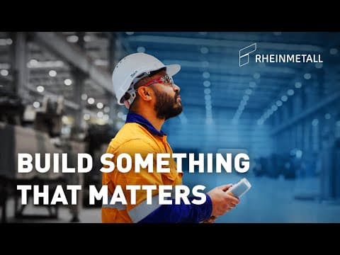 Rheinmetall Defence Australia – Build something that matters