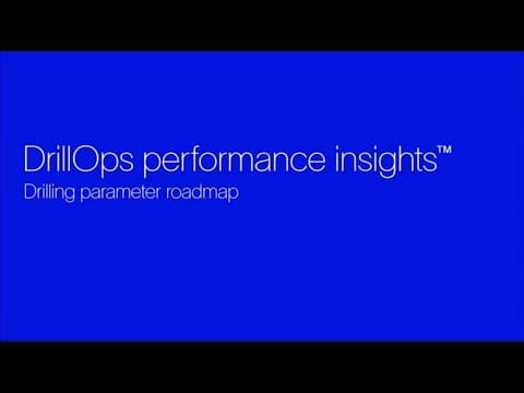 DrillOps™ performance insights—Drilling parameter roadmap