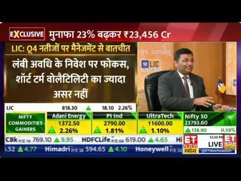 LIC of India के CEO & MD का Exclusive Interview | ET NOW Swadesh #lic