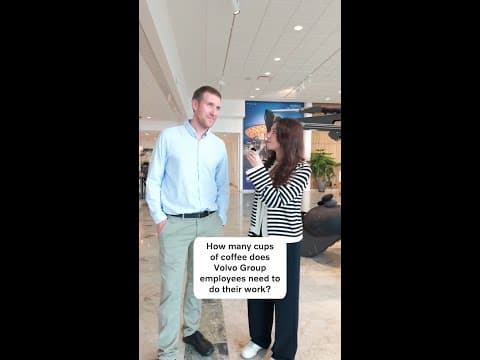 Checking with Volvo Group employees how they power through the day