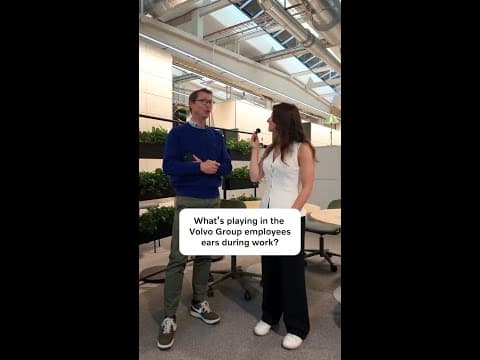 What’s in your headphones when you work? – Volvo Group Employees