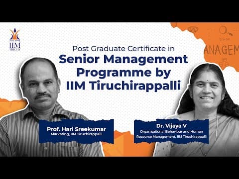 From Functional Head to Enterprise Leader | IIM Trichy SMP Facilitators’ Perspective