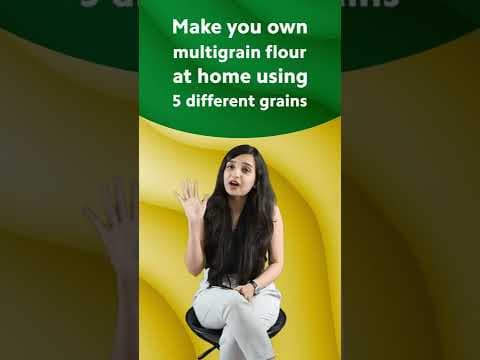 Homemade Multigrain Atta | Here's How You Can Prepare | Practo #Shorts #MultigrainFlour
