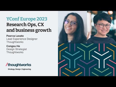 Research Ops, CX and business growth – Poorva Lavate – YConf Europe 2023