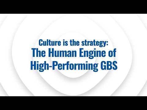 The GBS Playbook: Culture is the Strategy - The Human Engine of a High Performing GBS