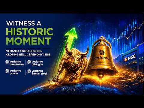 LIVE: Vedanta’s Historic Listing Ceremony | NSE | June 15 | 3:00 PM