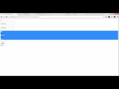 Seminar on MVC Binding And Bundling