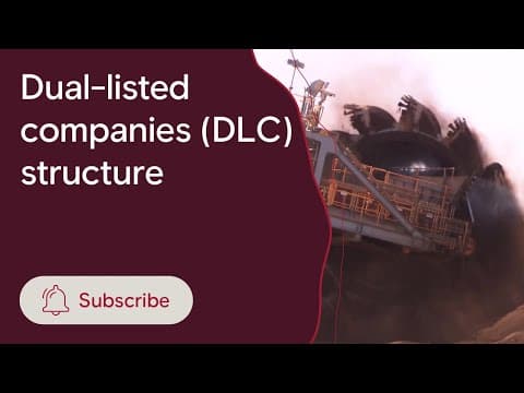 Rio Tinto | Dual-listed companies (DLC) structure