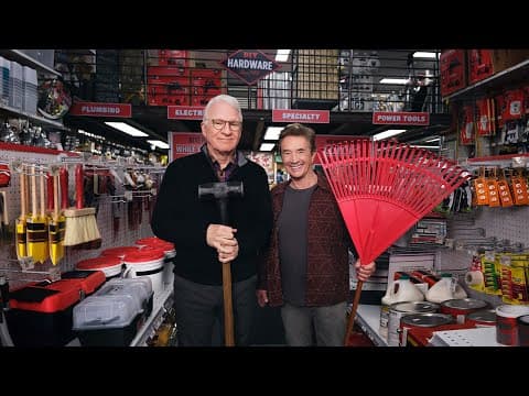 Martin Short bankrolls Steve Martin’s hardware store impulse buys. DIY like a 2%er.