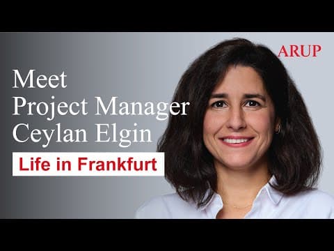 Life in Frankfurt with data centre project manager Ceylan Elgin