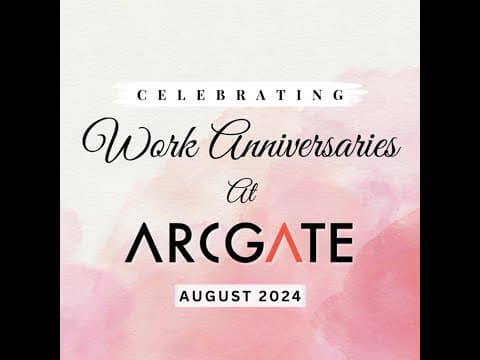Celebrating Work Anniversary