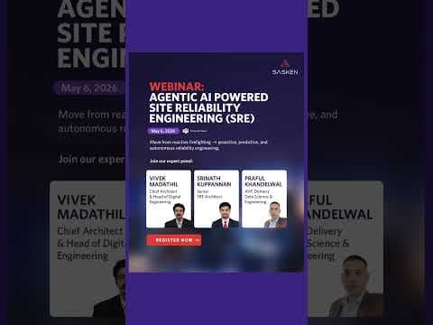 Join the Webinar: Agentic AI‑Powered Site Reliability Engineering (SRE)