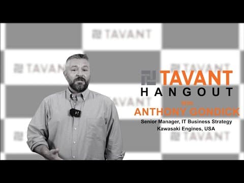 Tavant Testimonials – Anthony Gondick | Kawasaki Engines | Warranty Management Transformation