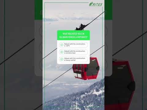 What is the RITES' role in Gulmarg Gondola Ropeways?