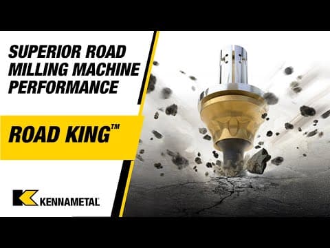 Maximize Your Tool Life – Kennametal Road King™ Next Gen