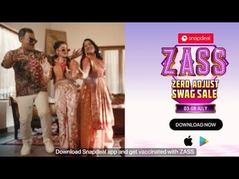 Snapdeal ZASS - Zero Adjust Swag Sale | Starts 3rd July