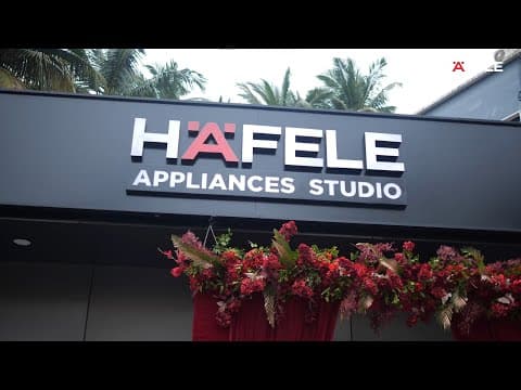 Häfele Appliances Studio in partnership with Ambiente Annexe at Navabharath Circle, Mangalore