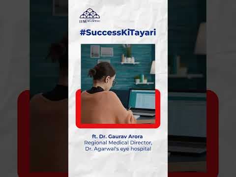 IIM Mumbai- Student Success Story ft. Dr. Gaurav Arora