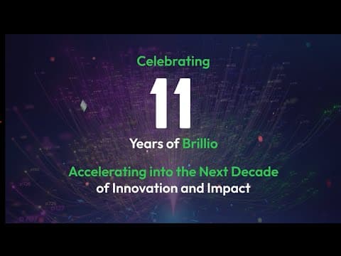 Summing Up Brillio’s 11-year Journey | Brillio’s 11th Anniversary