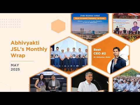 Abhivyakti | JSL's Monthly Wrap | May 2025