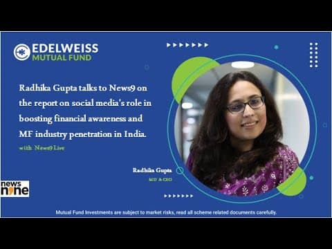 Radhika Gupta talks to News9 on the report on social media's role in boosting financial awareness
