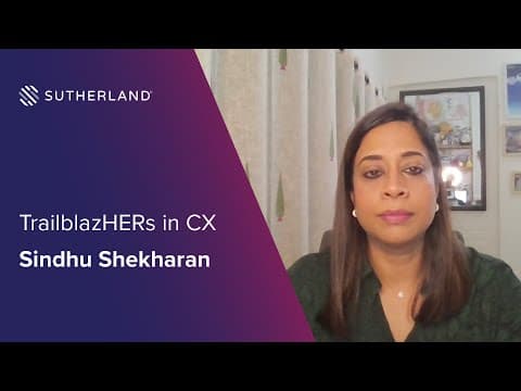 TrailblazHERs in CX: Sindhu Shekharan