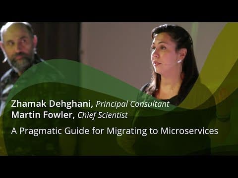 Migration to a Microservices Ecosystem w/ Martin Fowler & Zhamak Dehghani
