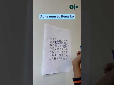 Finish the puzzle of unused items by listing them on OLX!