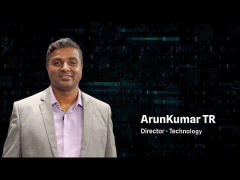 Data is Essential - ArunKumar TR
