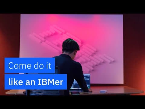 Do it like an IBMer