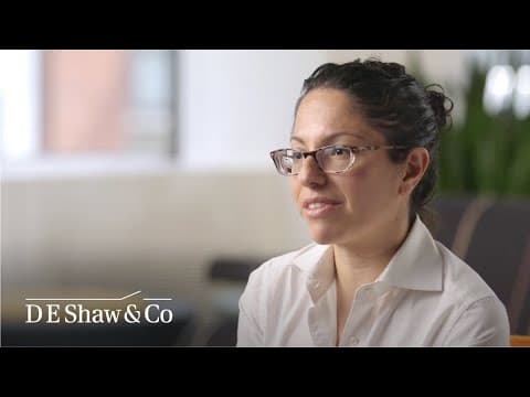 Marianna on Finding a Balance (The D. E. Shaw Group)