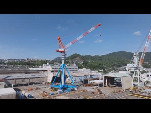 大型陸上風車建設用移動式タワークレーン「SMTC」概要説明
