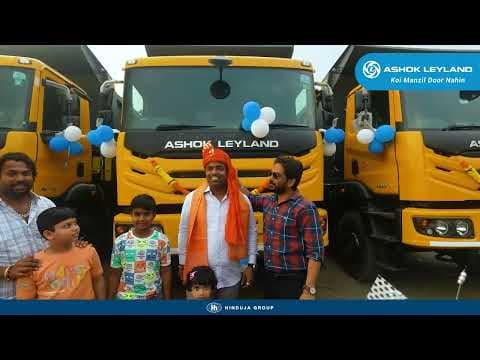 Delivery of Ashok Leyland 3532 TN and 1415 HE | Saisha Royal Buildtech Pvt. Ltd