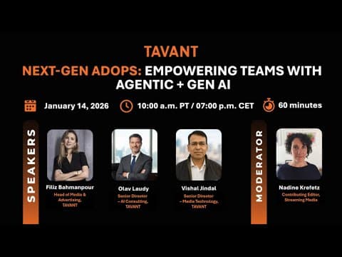 Next-Gen AdOps: Empowering Teams with Agentic + Gen AI |On-Demand Webinar recording
