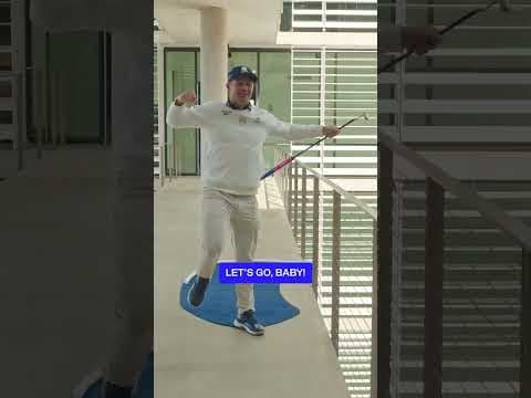 Bryson DeChambeau Swings by Qualcomm HQ