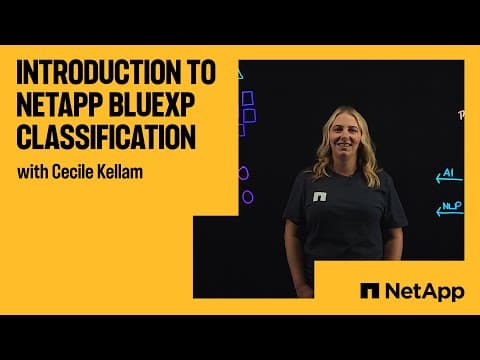 Introduction to NetApp BlueXP classification