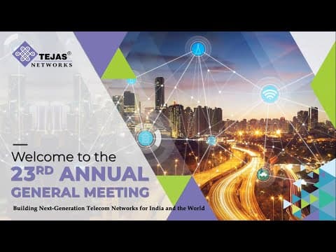 Tejas Networks: 23rd Annual General Meeting 2023