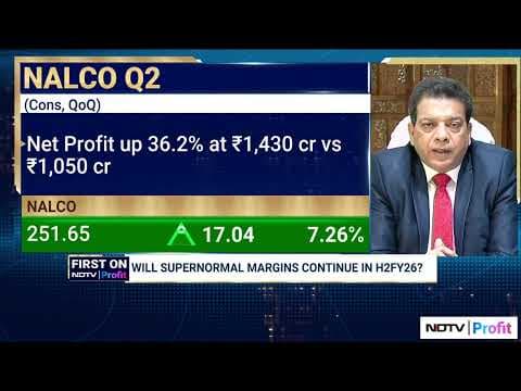 NALCO CMD in Conversation with ND TV Profit | Q2 Results | FY 25 26