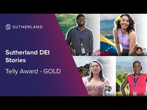 Telly Award GOLD Winner: Sutherland DEI Stories